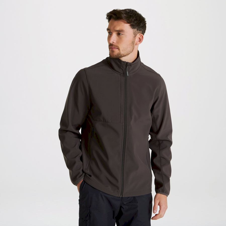 Chaquetas Craghoppers Expert Basecamp Softshell Hombre Grises Oscuro | ITE5180NZ