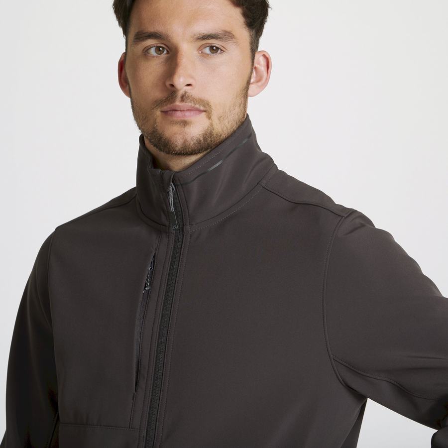 Chaquetas Craghoppers Expert Basecamp Softshell Hombre Grises Oscuro | ITE5180NZ