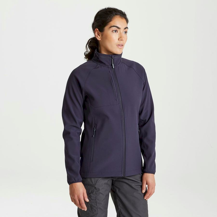 Chaquetas Craghoppers Expert Basecamp Softshell Mujer Azul Marino | LDU4058KT