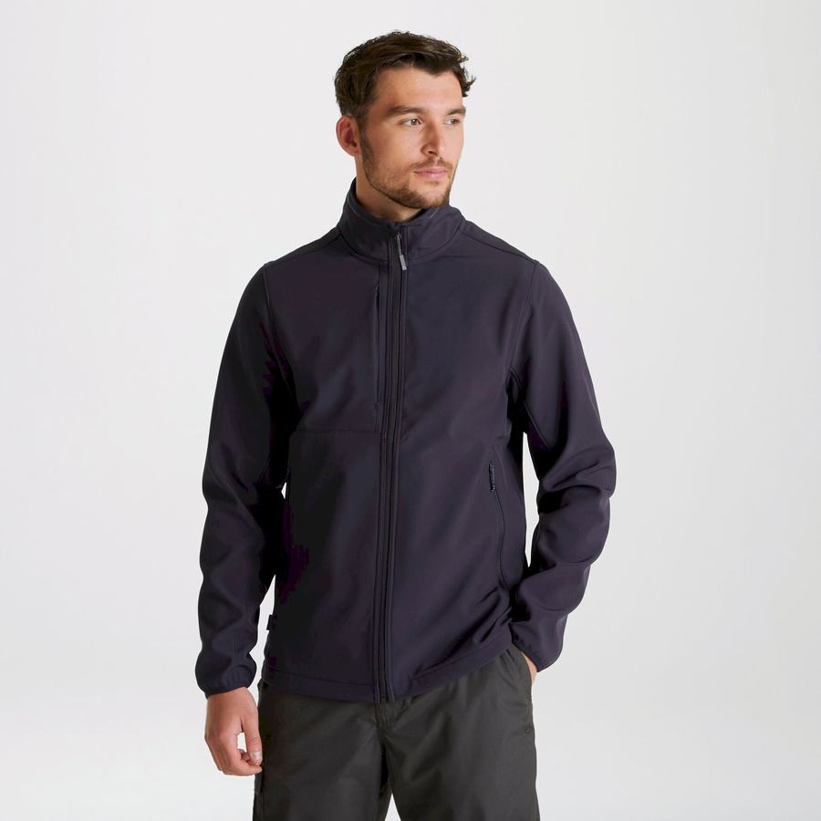 Chaquetas Craghoppers Expert Basecamp Softshell Hombre Azul Marino | VHK3786PU