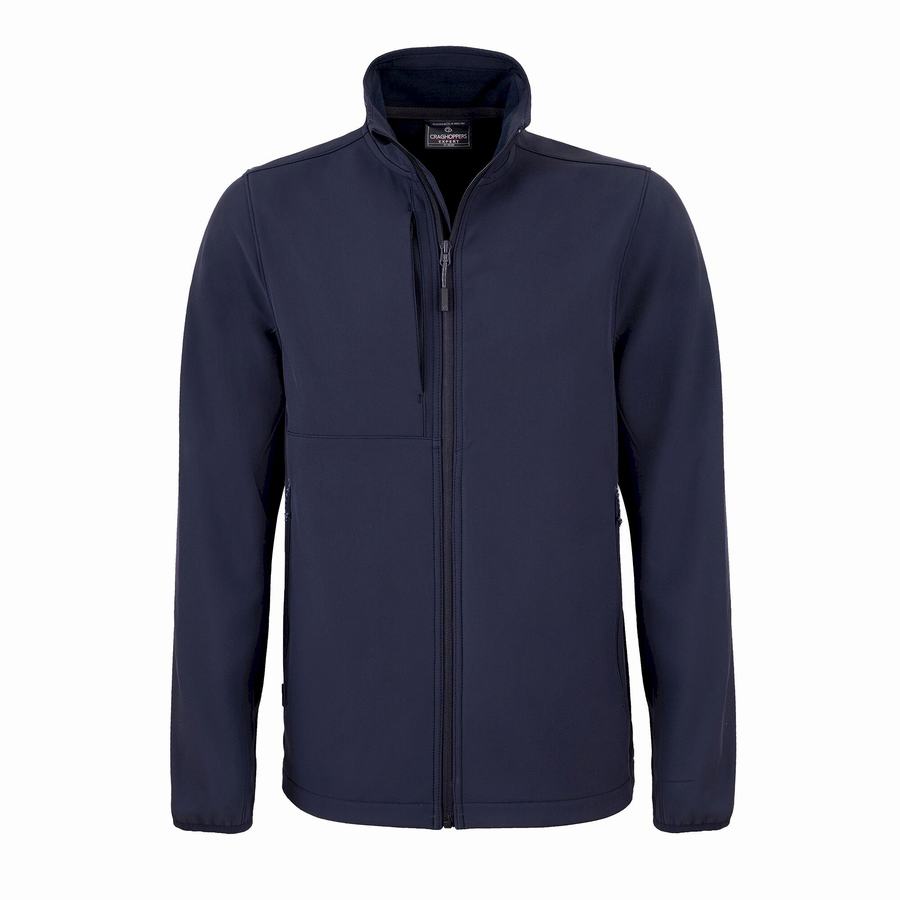 Chaquetas Craghoppers Expert Basecamp Softshell Hombre Azul Marino | VHK3786PU