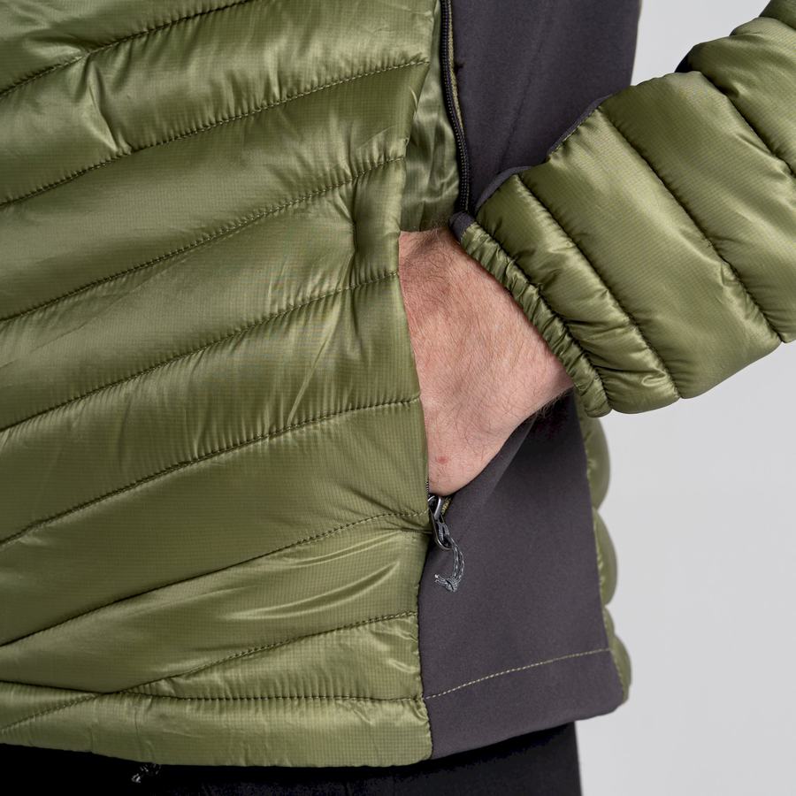 Chaquetas Craghoppers ExpoLite Insulated Hombre Verde Oliva Verdes | LWO8470CW