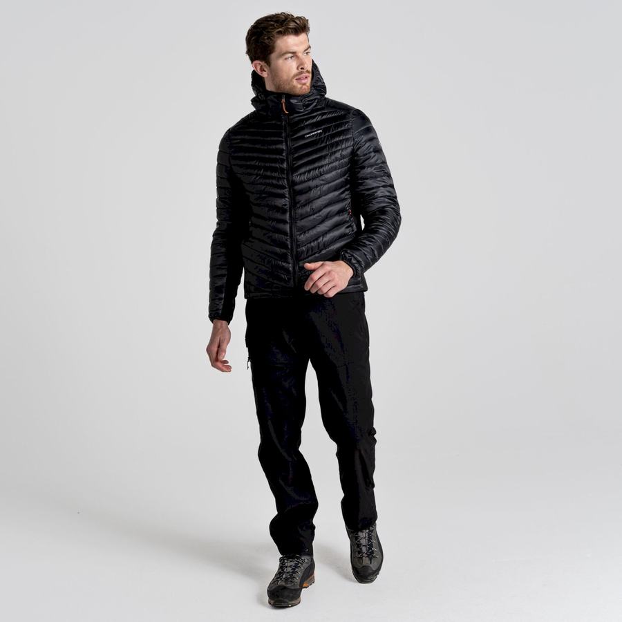 Chaquetas Craghoppers ExpoLite Insulated Encapuchado Hombre Negros | VHW1796BT