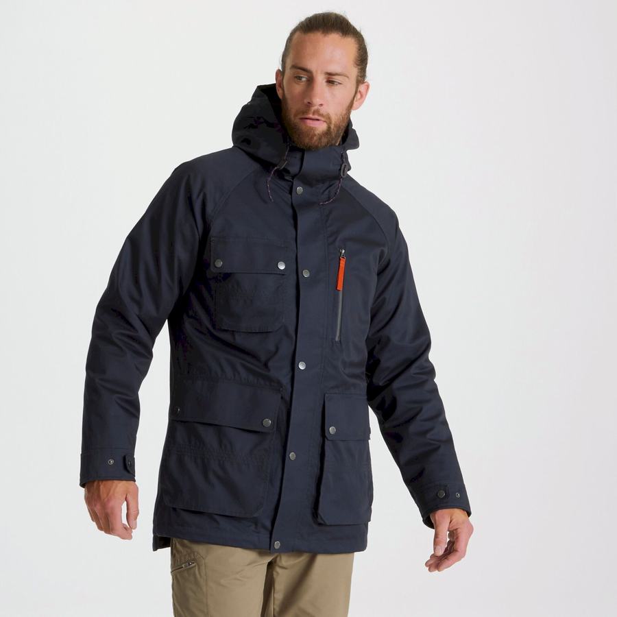 Chaquetas Craghoppers Haster 3 In 1 Hombre Azul Marino | VXZ6597CZ