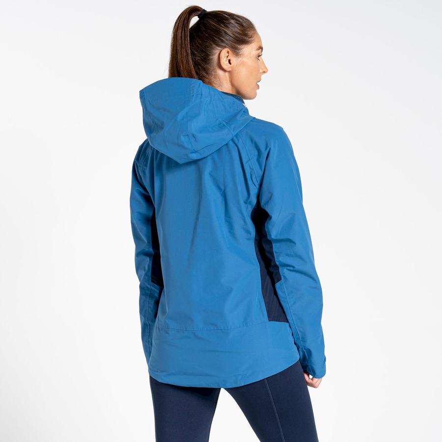 Chaquetas Craghoppers Impermeables Atlas Mujer Azules Azul Marino | JHR1314BK