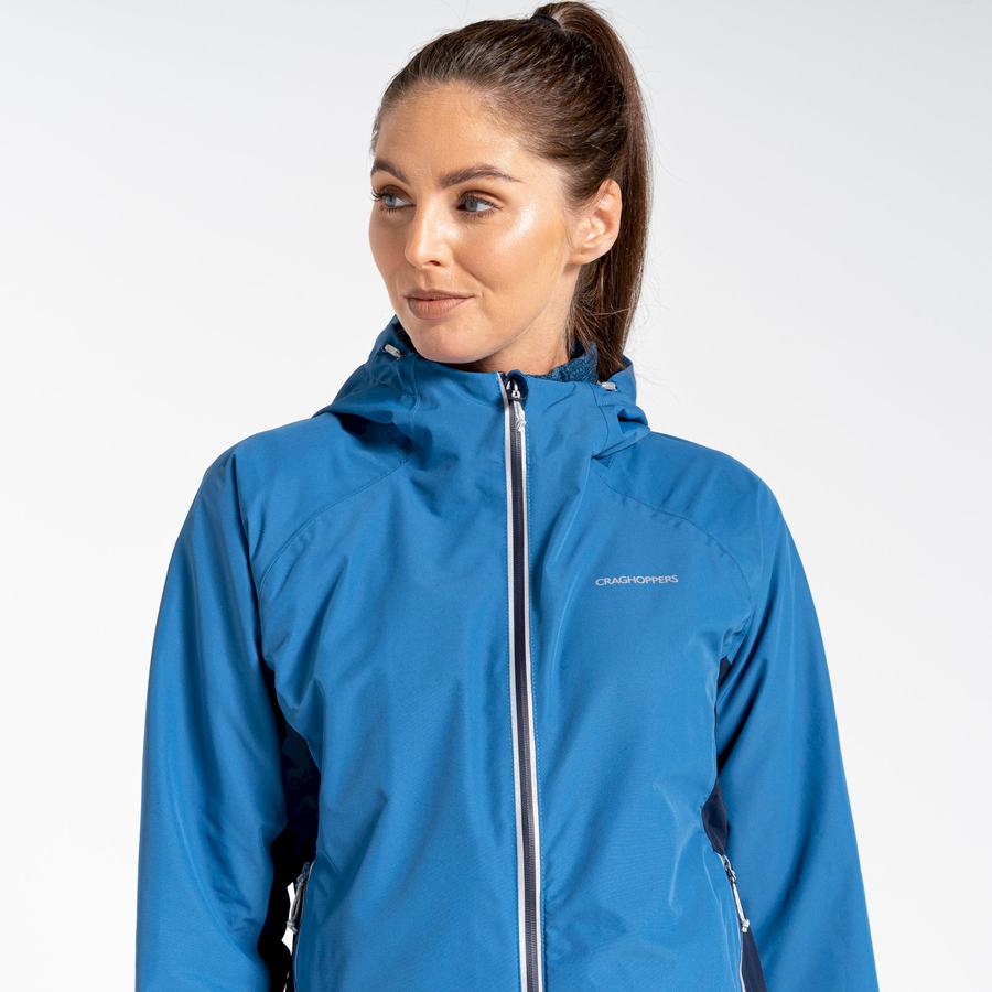 Chaquetas Craghoppers Impermeables Atlas Mujer Azules Azul Marino | JHR1314BK