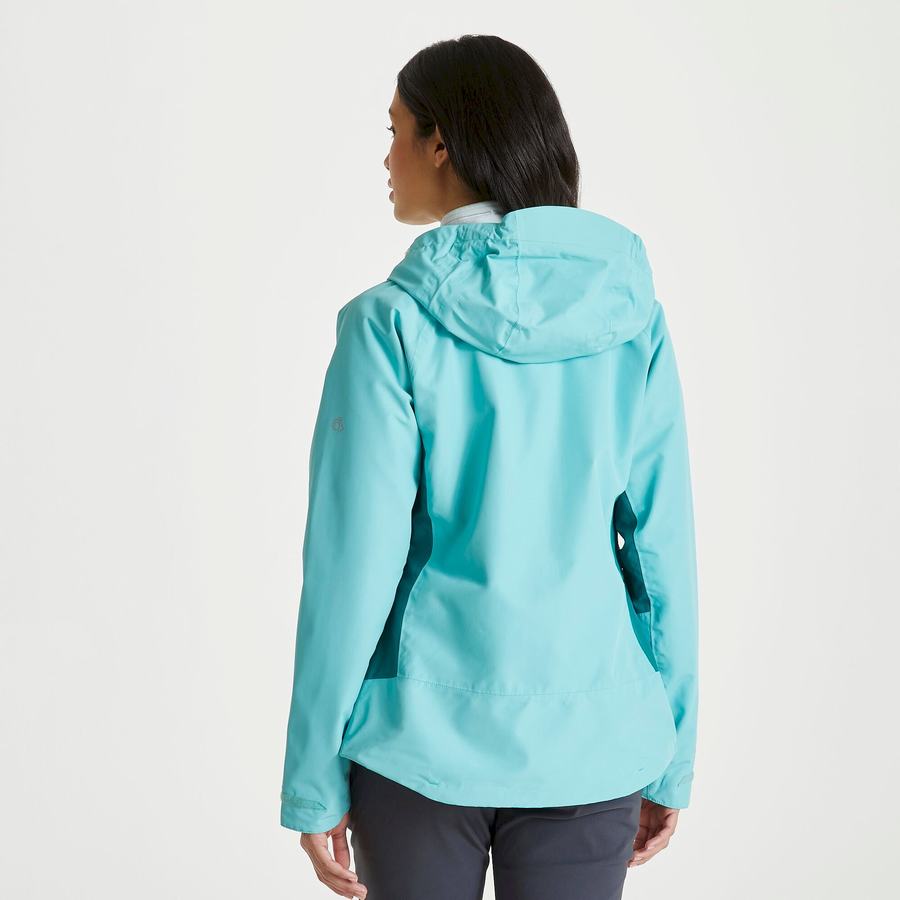 Chaquetas Craghoppers Impermeables Atlas Mujer Turquesa | UIB819YC