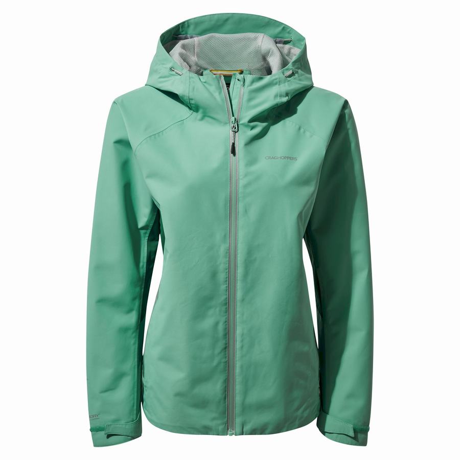 Chaquetas Craghoppers Impermeables Atlas Mujer Turquesa | UIB819YC