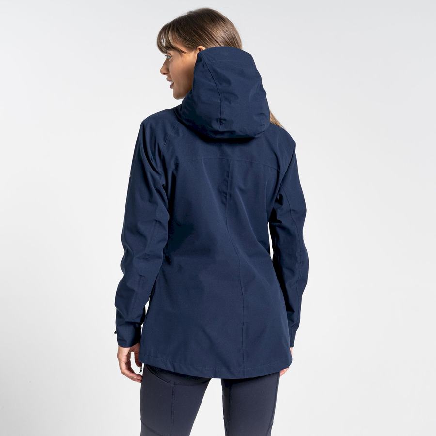 Chaquetas Craghoppers Impermeables Caldbeck Mujer Azules Azul Marino | SUN499XR