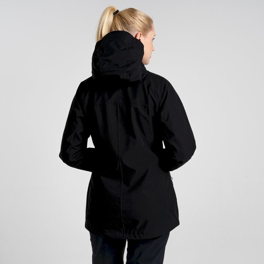 Chaquetas Craghoppers Impermeables Caldbeck Mujer Negros | TMO3981LX