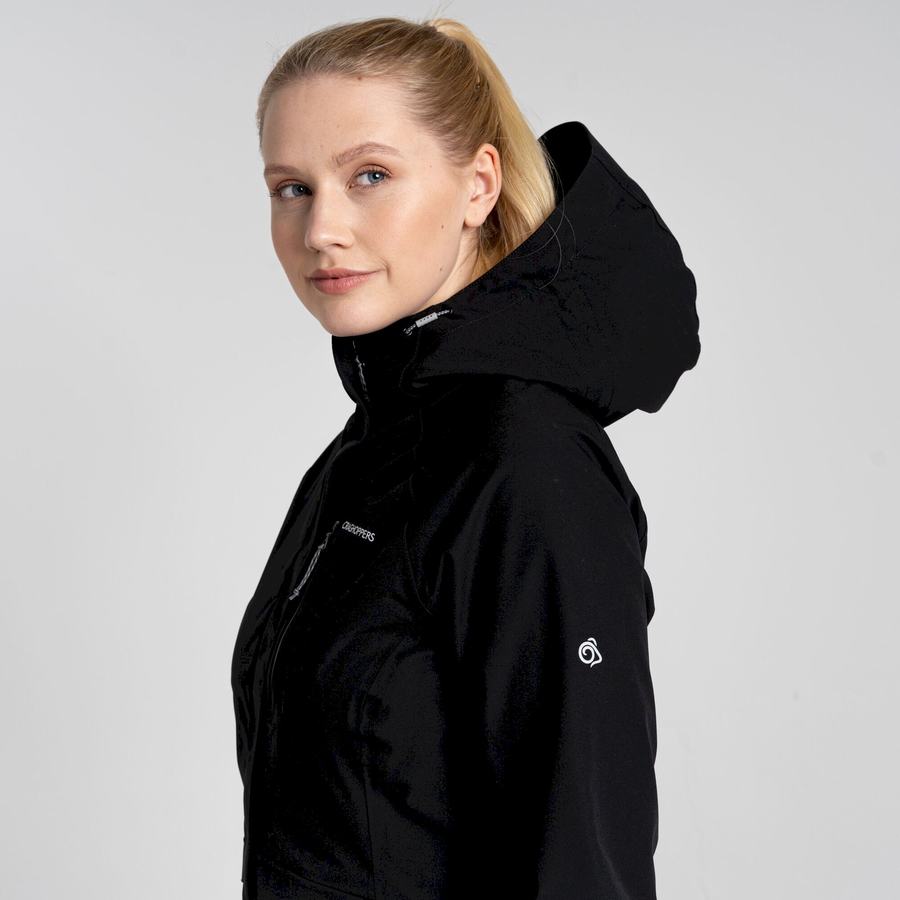 Chaquetas Craghoppers Impermeables Caldbeck Mujer Negros | TMO3981LX