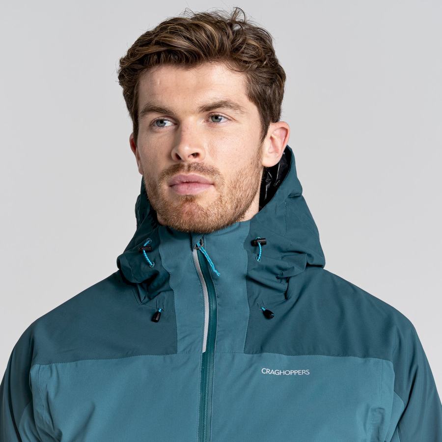 Chaquetas Craghoppers Impermeables Gryffin Hombre Verdes Oscuro | LJU4151EM