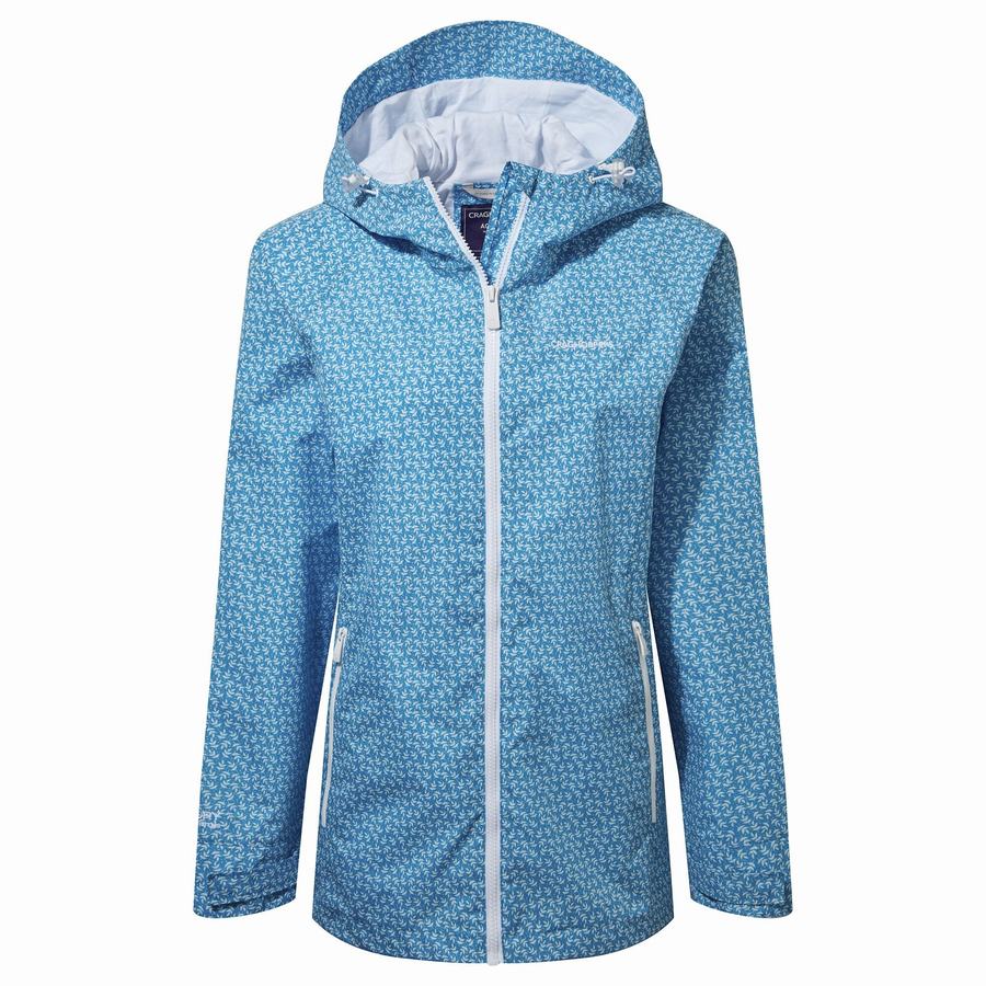 Chaquetas Craghoppers Impermeables Laurel Mujer Azul Marino Azules | NAK9129EZ