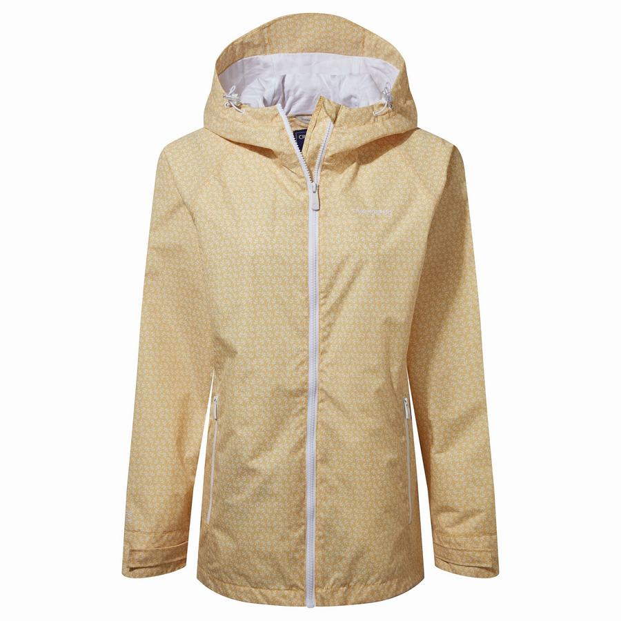 Chaquetas Craghoppers Impermeables Laurel Mujer Amarillos | VAM9260HJ