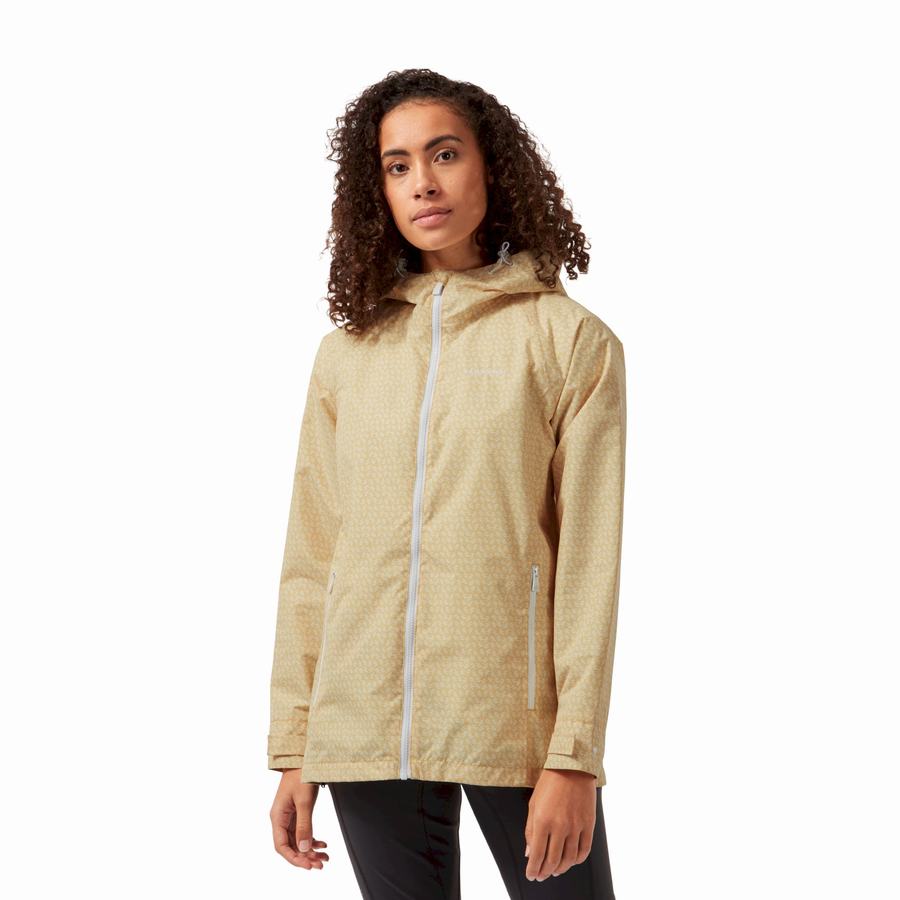 Chaquetas Craghoppers Impermeables Laurel Mujer Amarillos | VAM9260HJ