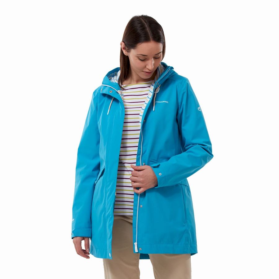 Chaquetas Craghoppers Impermeables Salia Mujer Azul Marino Azules | NSY1149OB