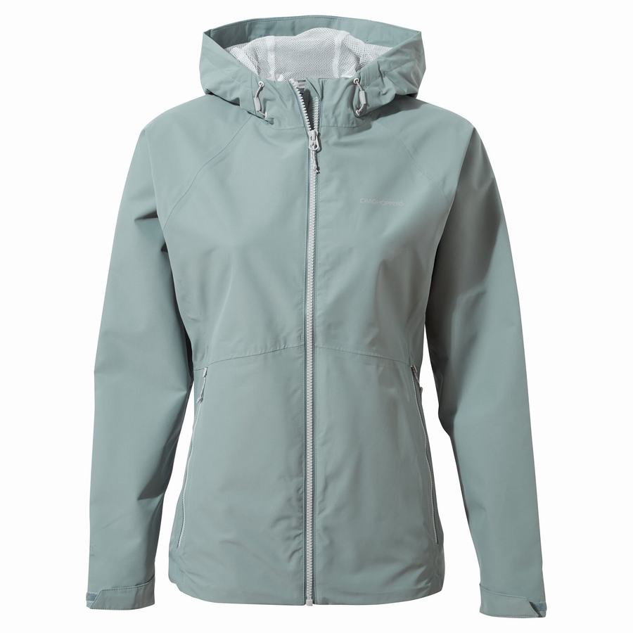 Chaquetas Craghoppers Impermeables Salina Mujer Azules Claro | QLQ5593DF