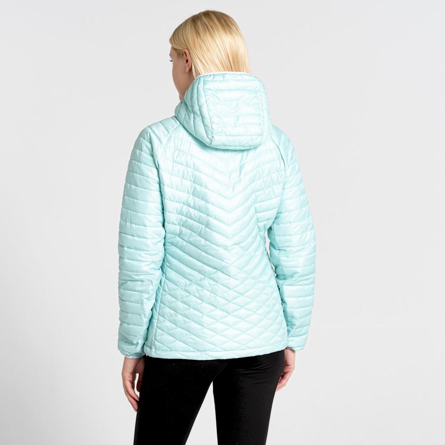 Chaquetas Craghoppers Insulated ExpoLite Encapuchado Mujer Verdes | NCX2867DO