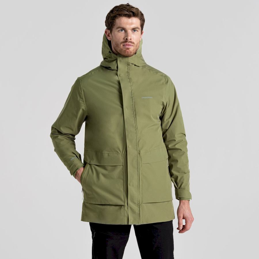 Chaquetas Craghoppers Lorton Pro 3 in 1 Hombre Verde Oliva Verdes | RJS32EO