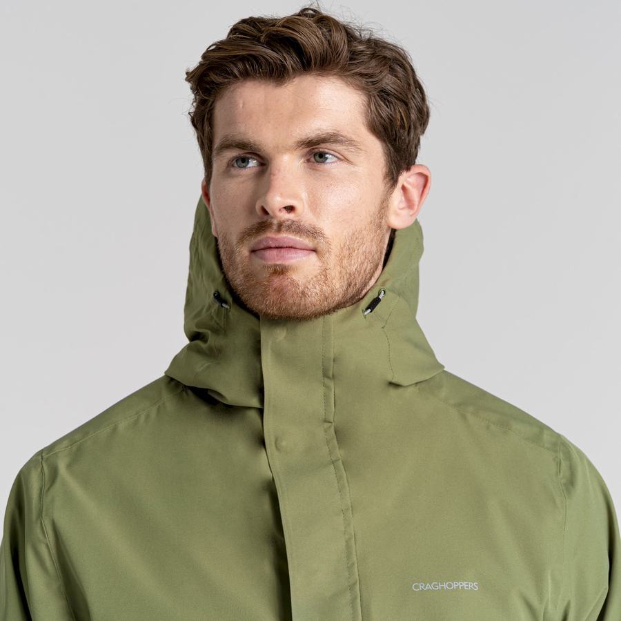 Chaquetas Craghoppers Lorton Pro 3 in 1 Hombre Verde Oliva Verdes | RJS32EO