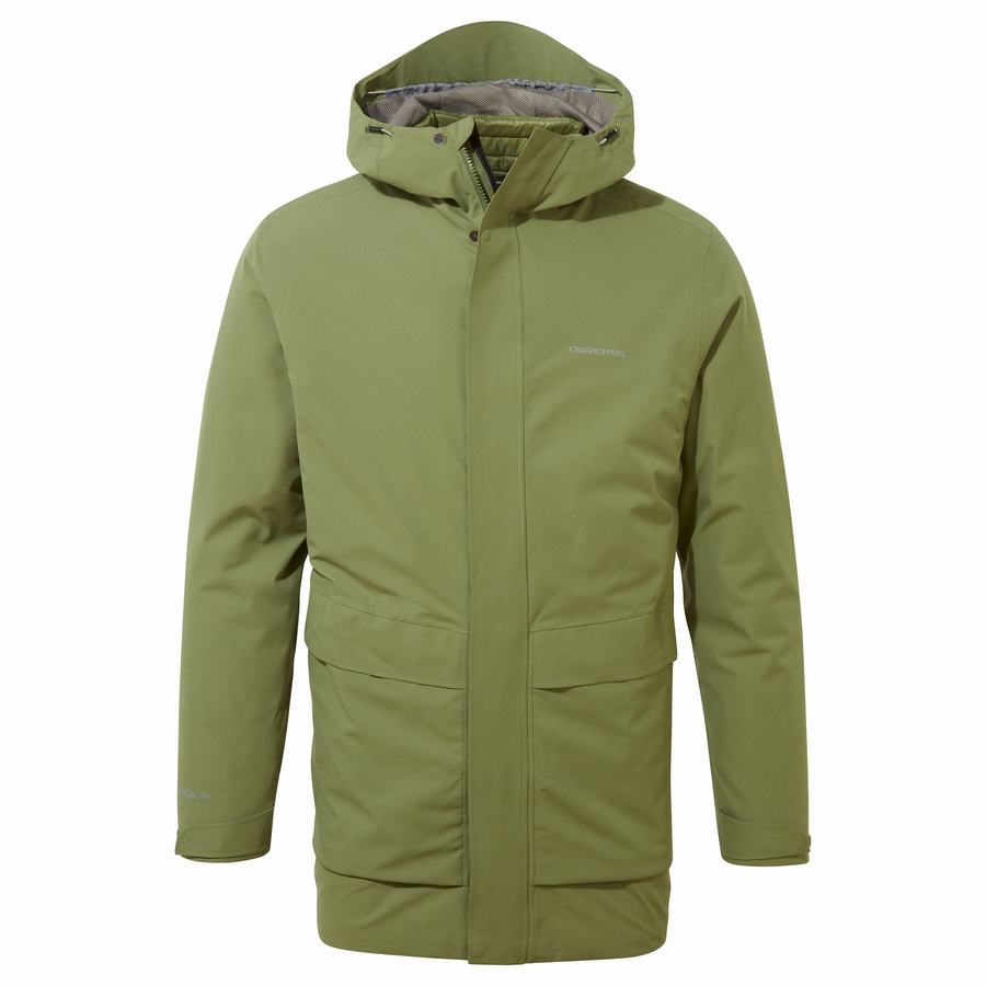 Chaquetas Craghoppers Lorton Pro 3 in 1 Hombre Verde Oliva Verdes | RJS32EO