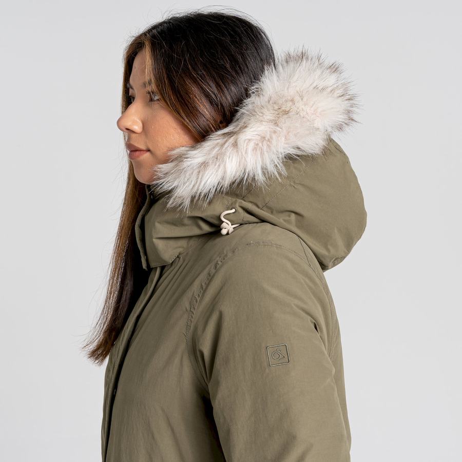 Chaquetas Craghoppers Lundale Insulated Mujer Verde Oliva | RPF79IC