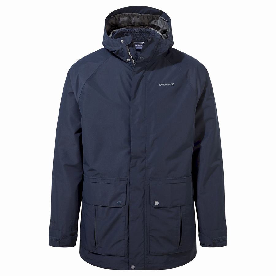 Chaquetas Craghoppers Milford 3 In 1 Hombre Azules Azul Marino | CRK1113YY