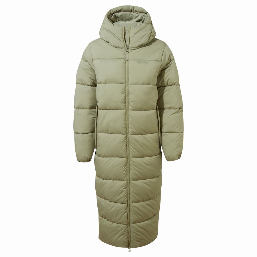 Chaquetas Craghoppers Narlia Insulated Encapuchado Mujer Verdes | NXU1155PB