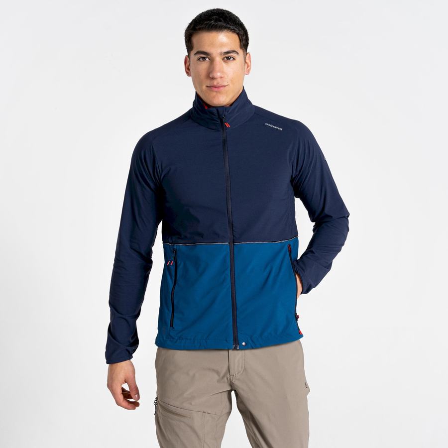 Chaquetas Craghoppers NosiLife Active Hombre Azules Azul Marino Azules | RTX2793CY