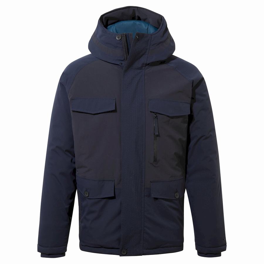 Chaquetas Craghoppers Sinclair Insulated Hombre Azules Azul Marino | OUX497JZ