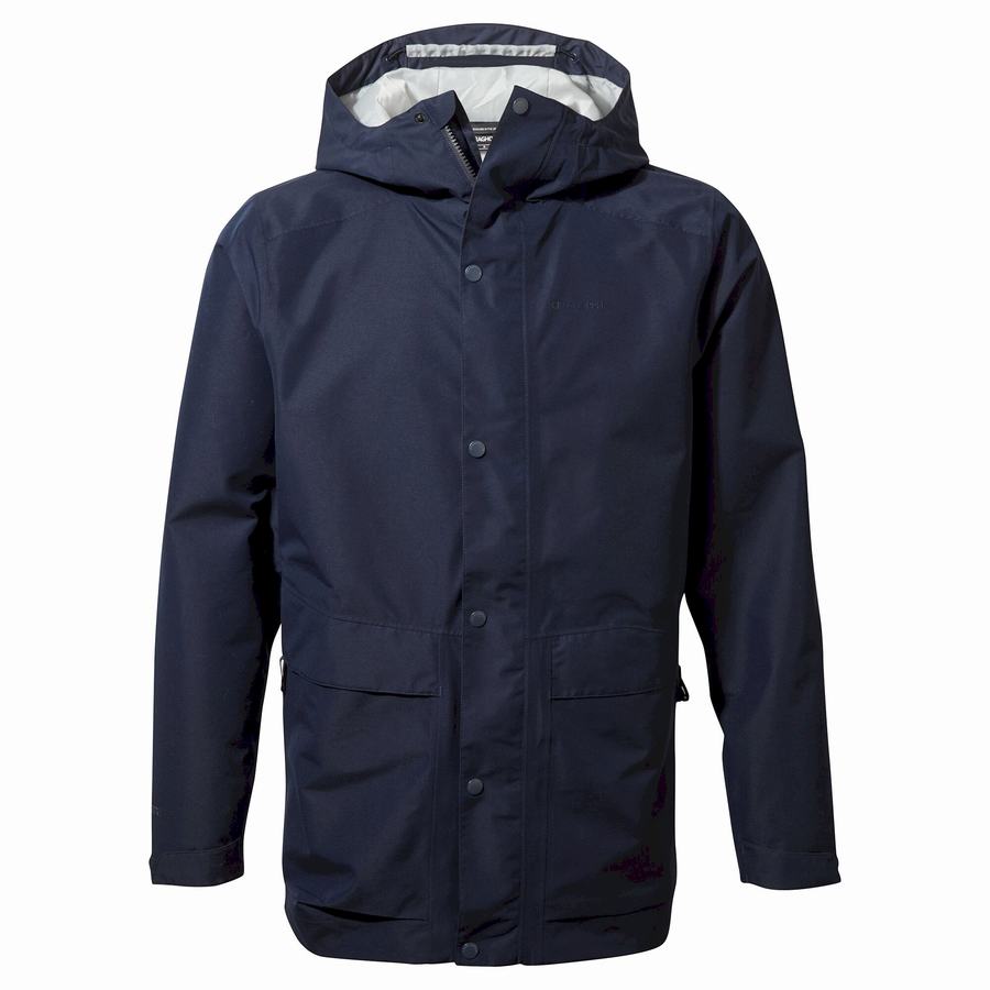 Chaquetas Craghoppers Talo GORE-TEX Hombre Azules Azul Marino | ZXQ283KH