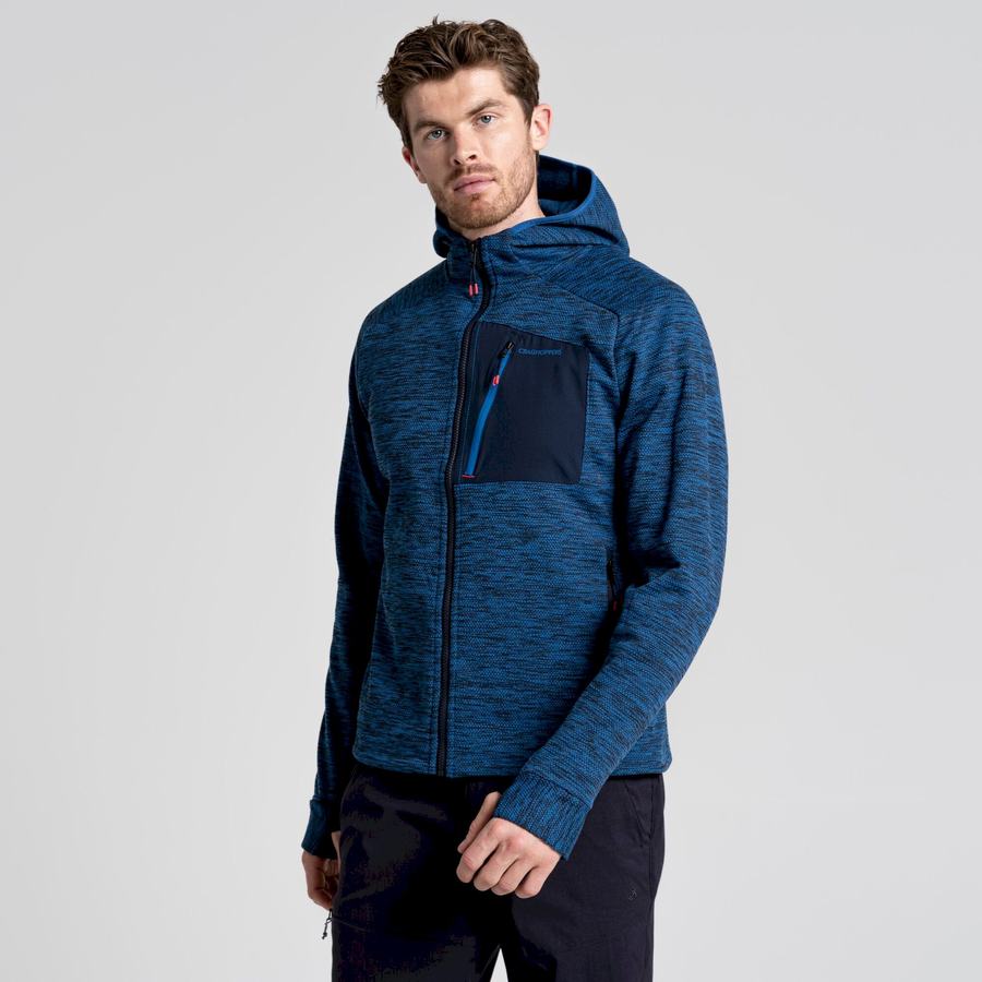 Chaquetas Craghoppers Tarbert Encapuchado Hombre Azules | NTL10096AK