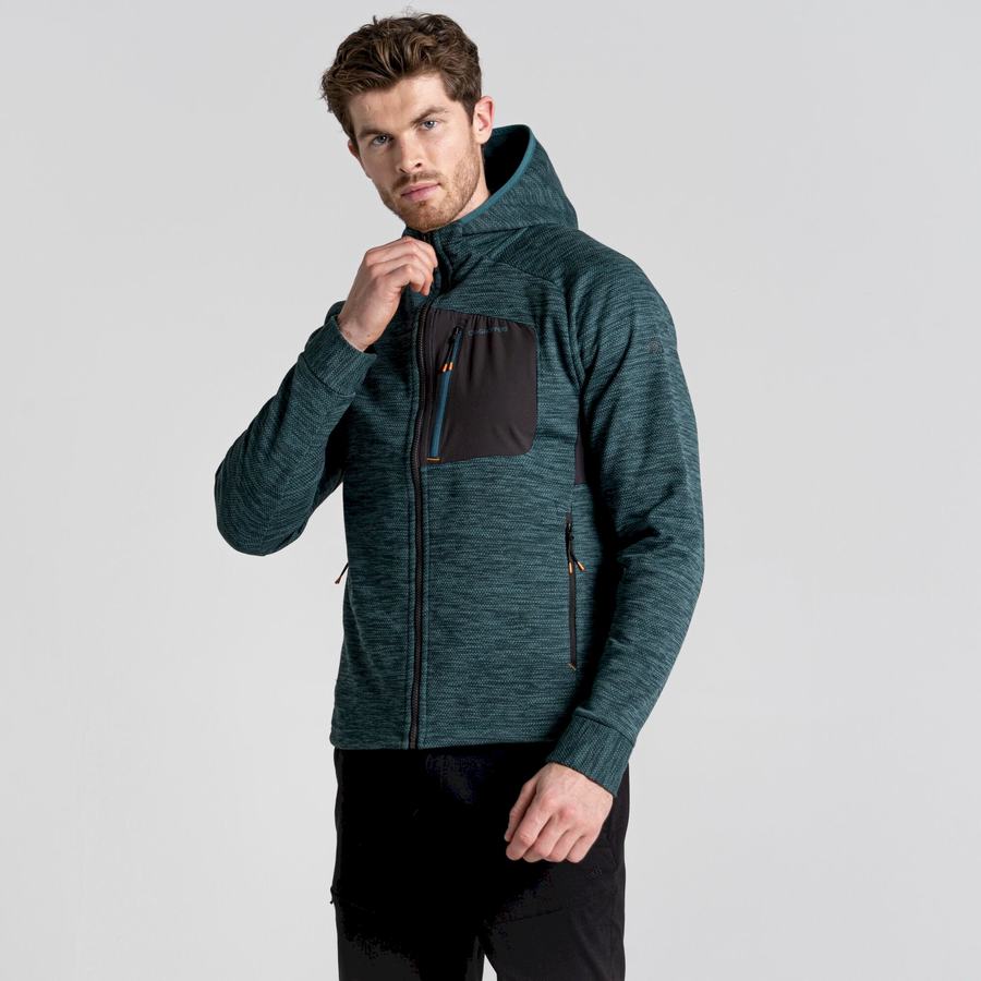 Chaquetas Craghoppers Tarbert Encapuchado Hombre Verdes | WKO2479AP