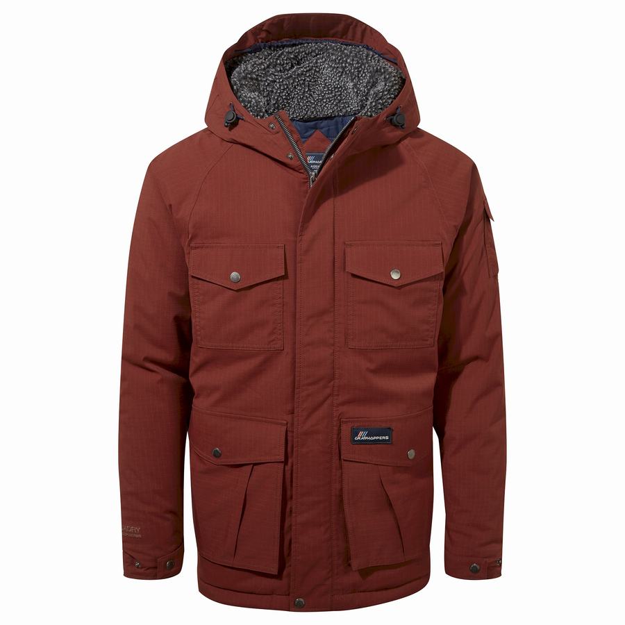 Chaquetas Craghoppers Waverley Thermic Hombre Rojos | FQC5438PJ