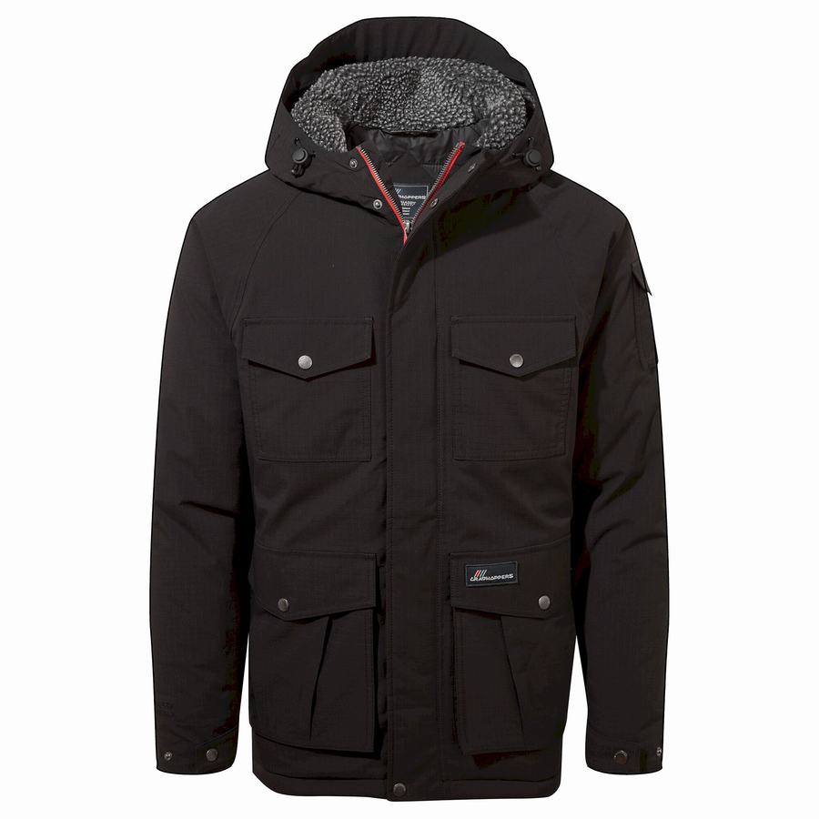 Chaquetas Craghoppers Waverley Thermic Hombre Negros | PVI1554GC