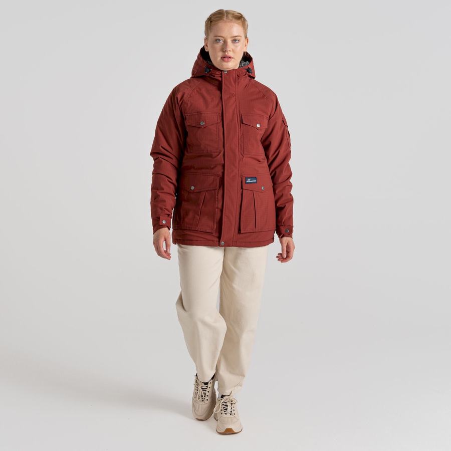 Chaquetas Craghoppers Waverley Thermic Mujer Rojos Oscuro | MVL7752GU