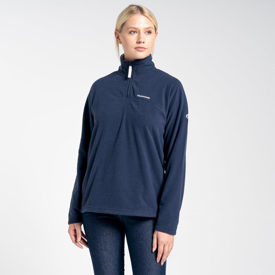 Jerséis Craghoppers Cabrillo Half Zip Mujer Azules Azul Marino | RTA78100CB