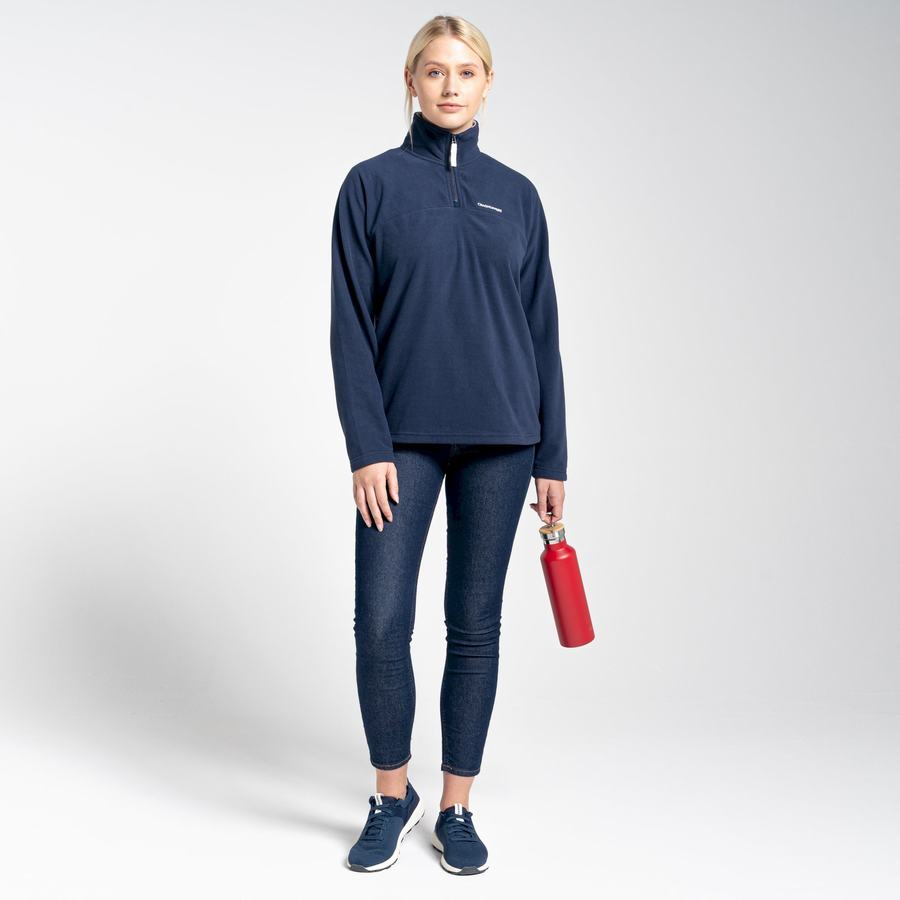 Jerséis Craghoppers Cabrillo Half Zip Mujer Azules Azul Marino | RTA78100CB