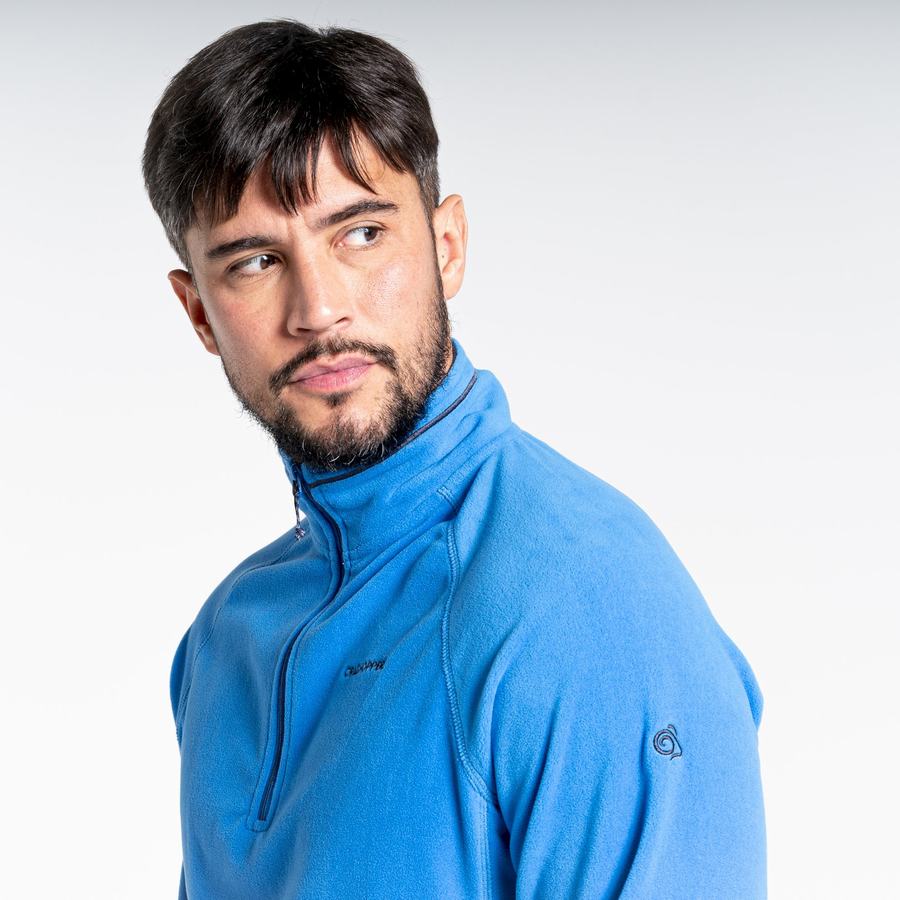 Jerséis Craghoppers Corey Half Zip Hombre Azules | CZA5332LM