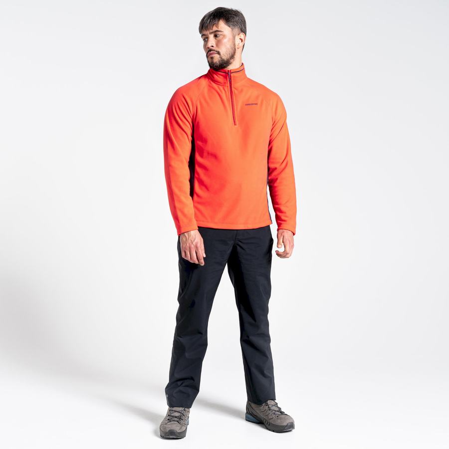 Jerséis Craghoppers Corey Half Zip Hombre Naranjas Rojos Azul Marino | LCM336AL