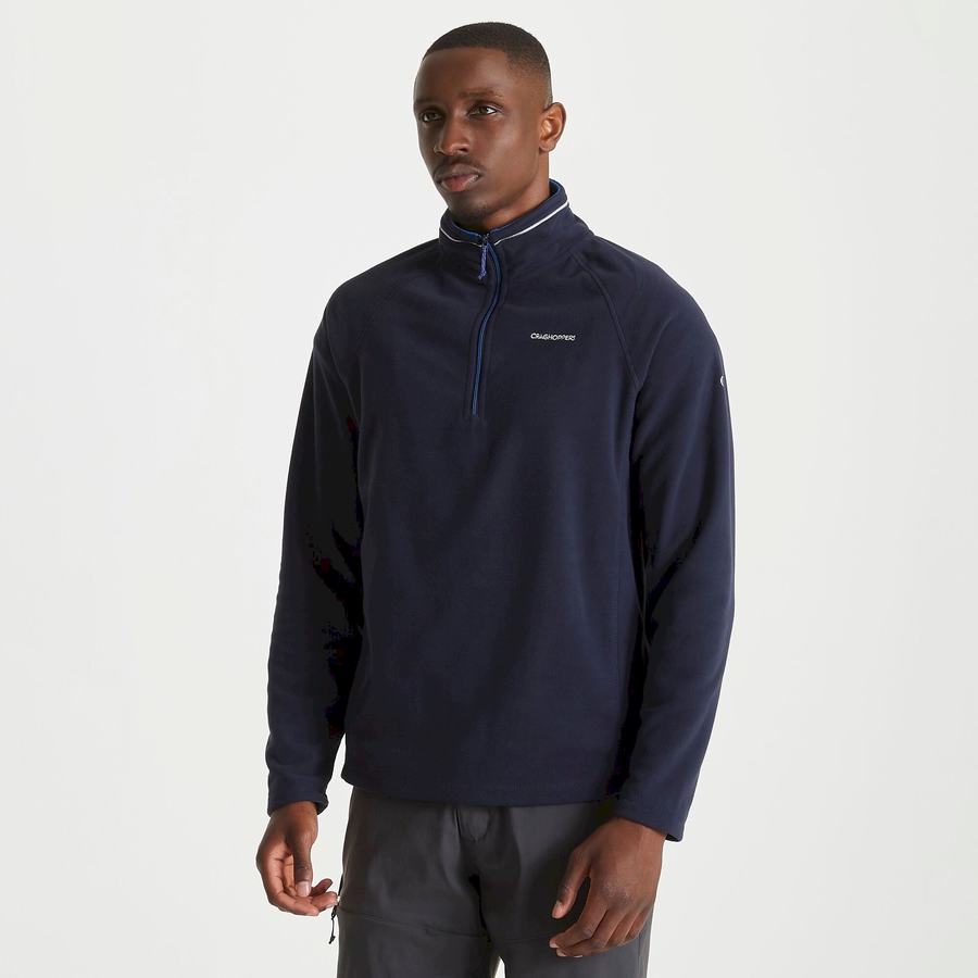 Jerséis Craghoppers Corey Half Zip Hombre Azul Marino | NIP8294QU