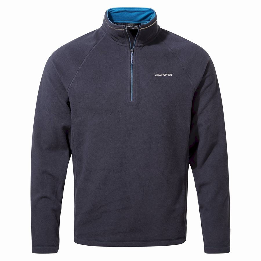 Jerséis Craghoppers Corey Half Zip Hombre Azul Marino | NIP8294QU