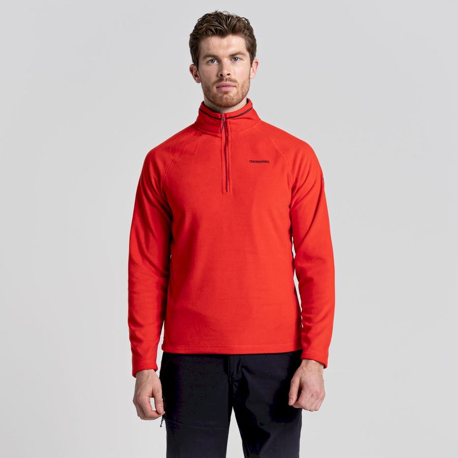 Jerséis Craghoppers Corey Half Zip Hombre Rojos | PCW5595JN