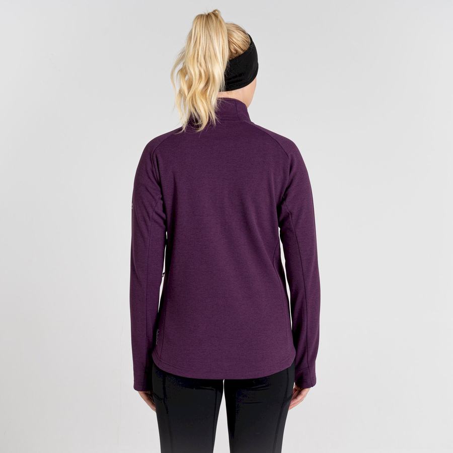 Jerséis Craghoppers Dynamic Pro Half Zip Mujer Morados Oscuro | FQF2119BO