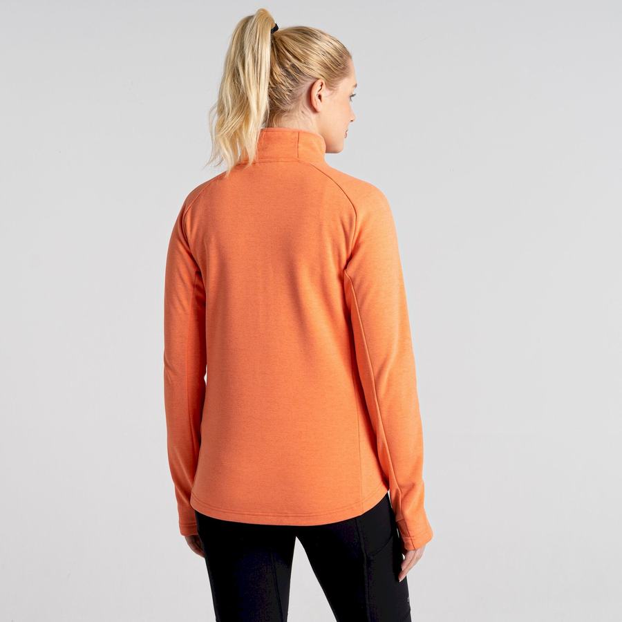 Jerséis Craghoppers Dynamic Pro Half Zip Mujer Coral | VOR8329TQ