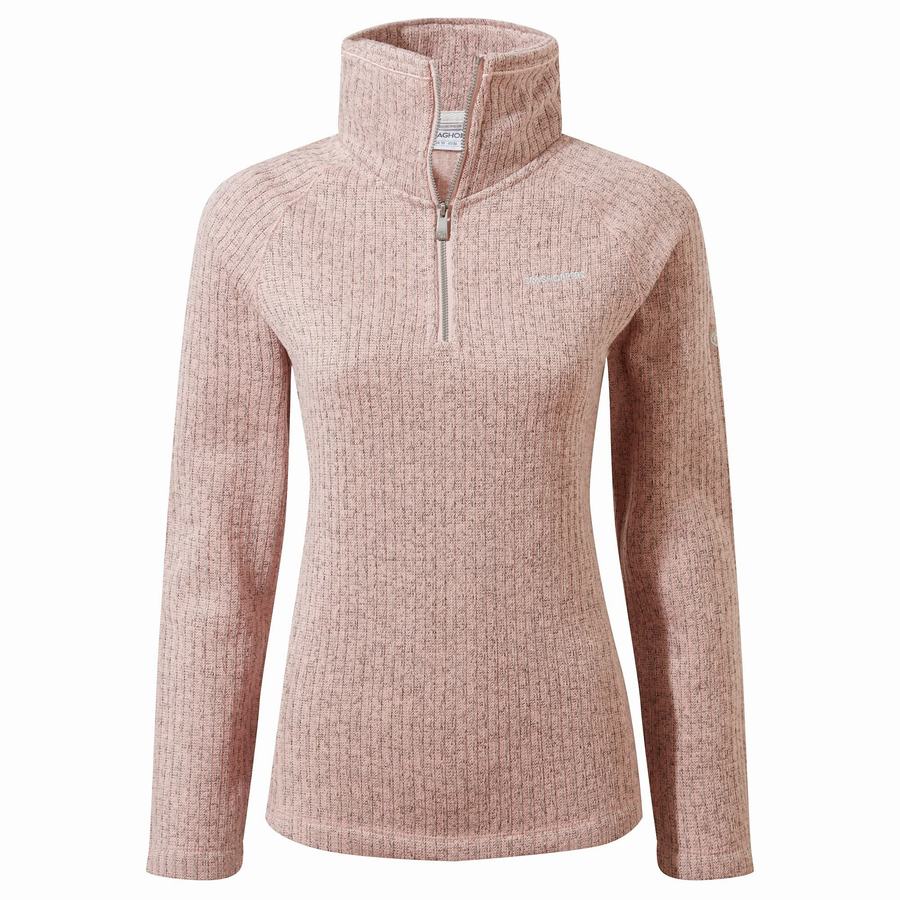 Jerséis Craghoppers Eveline Half Zip Mujer Rosas | RMV4673SY