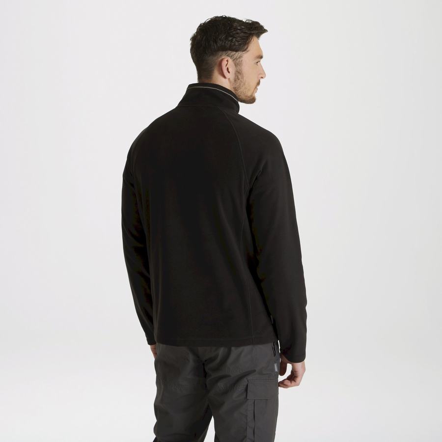 Jerséis Craghoppers Expert Corey 200 Half Zip Hombre Negros | DMZ9019MK