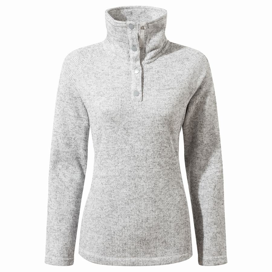 Jerséis Craghoppers Janeal Half Zip Mujer Grises | MZB736RE