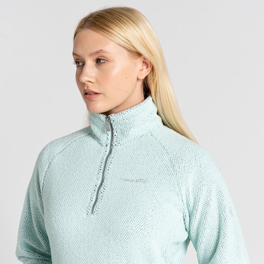 Jerséis Craghoppers Lilian Half Zip Mujer Verdes | NCK8957YF