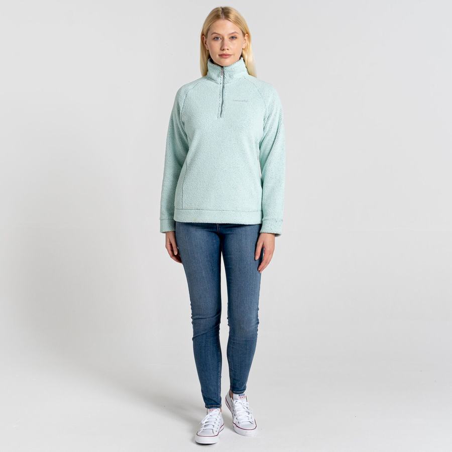 Jerséis Craghoppers Lilian Half Zip Mujer Verdes | NCK8957YF